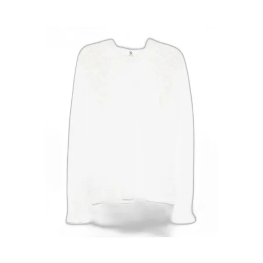 Lace-Insert Blouse