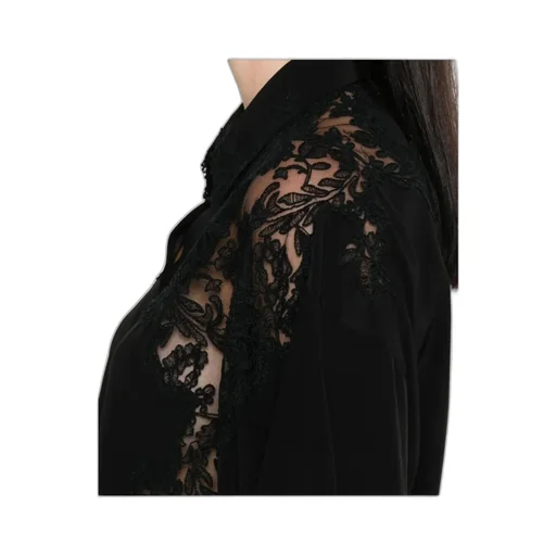 Lace-Trimmed Shirt