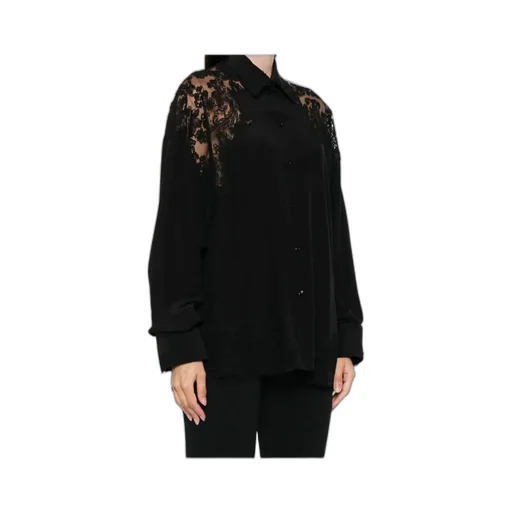 Lace-Trimmed Shirt