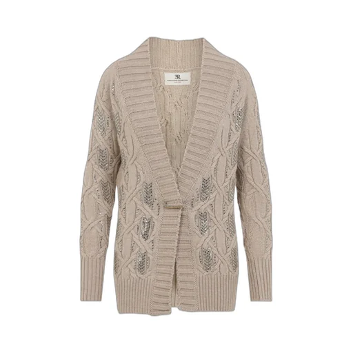 Long-Sleeved Knitted Cardigan