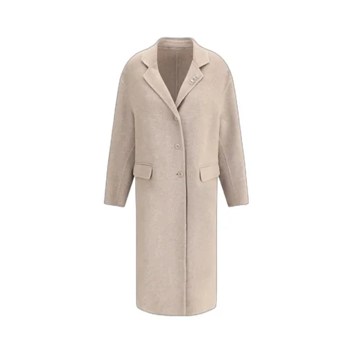 Efezia Button-Fastening Flap-Pocket Coat