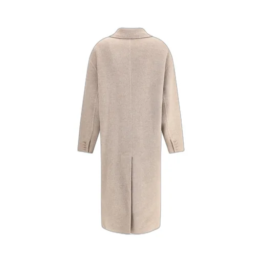 Efezia Button-Fastening Flap-Pocket Coat