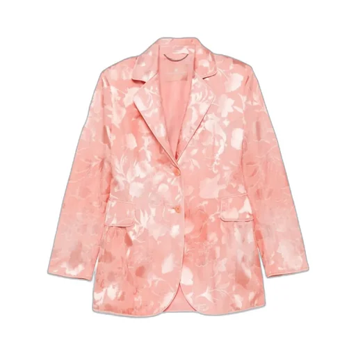 Floral-Jacquard Blazer