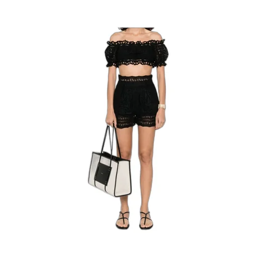Broderie Anglaise Off-Shoulder Top