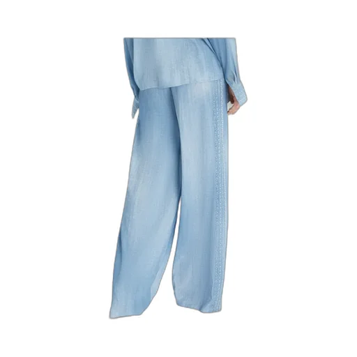 Drawstring Wide-Leg Pants