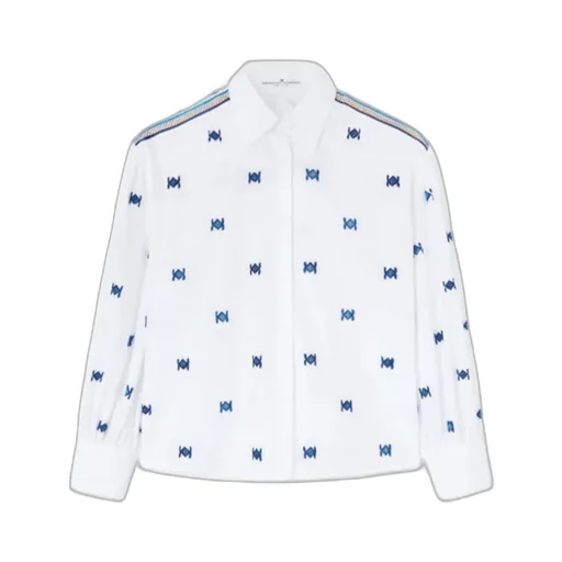 Flocked Motif Shirt