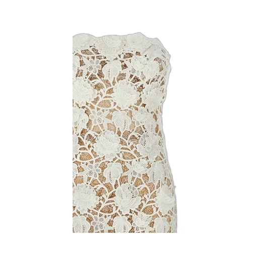 Macrame Lace Sleeveless Midi Dress