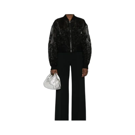 Lace Bomber Jacket