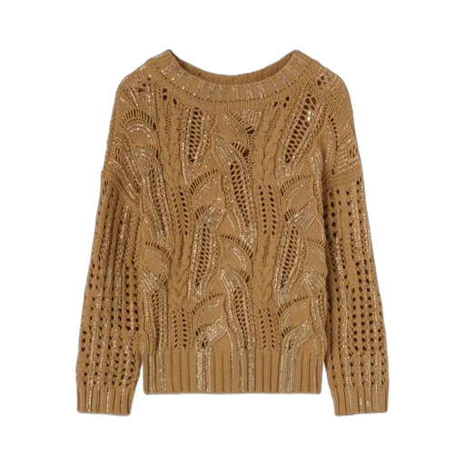 Crystal-Embellished Sweater