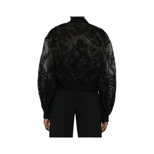 Lace Bomber Jacket