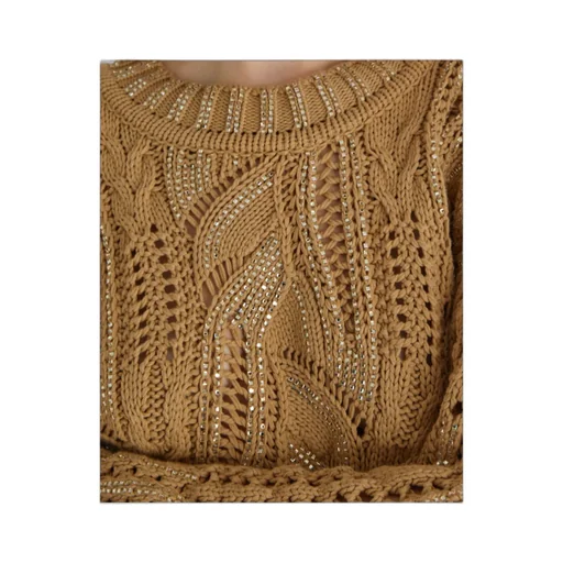 Crystal-Embellished Sweater