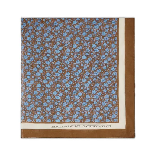 Flower Printed Silk Scarf