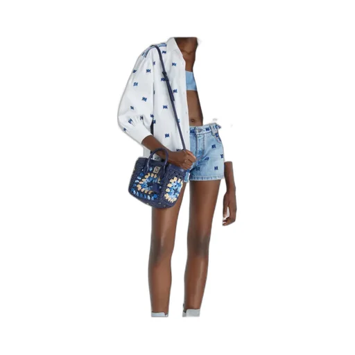 Flocked Motif Shirt