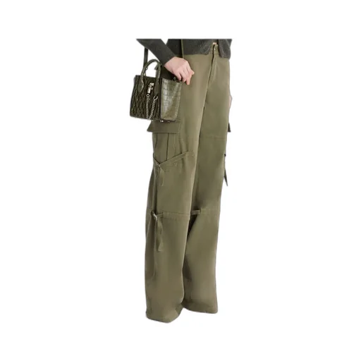Strap-Detail Cargo Pants