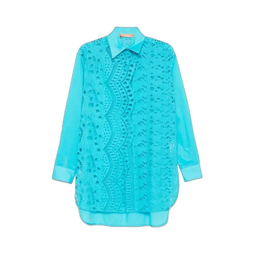 Floral-Embroidered Shirt