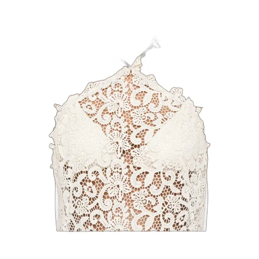 Sleeveless Lace Detailed Maxi Dress