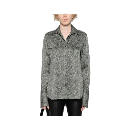 Patterned Long Sleeve Top