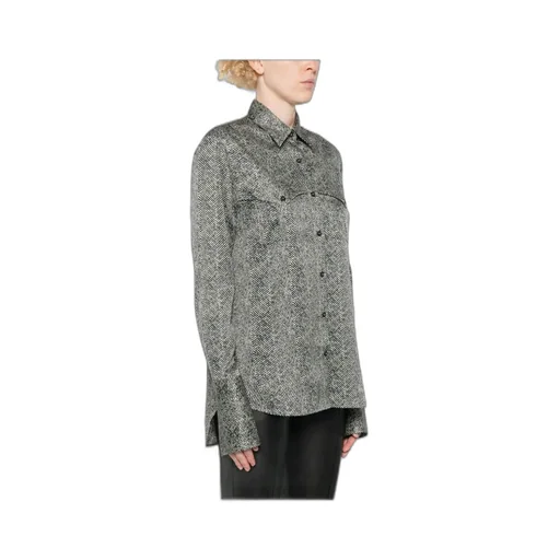 Patterned Long Sleeve Top