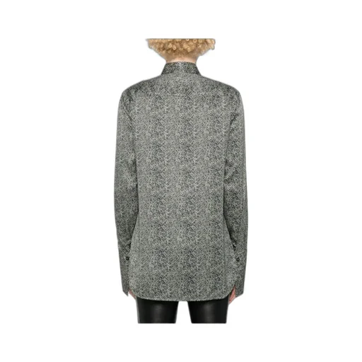 Patterned Long Sleeve Top