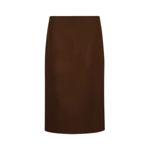 Wool Midi Skirt