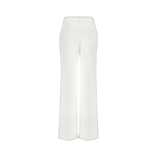 High-Waist Flared Trousers