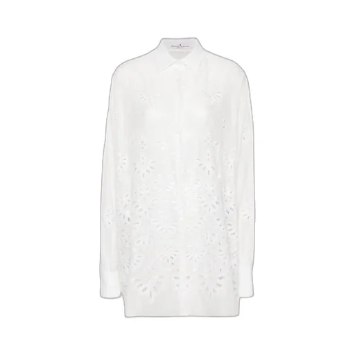 Broderie Anglaise Buttoned Shirt