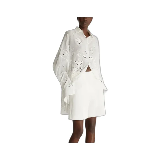 Broderie Anglaise Buttoned Shirt