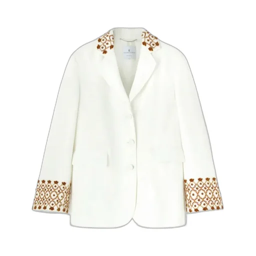 Single Breasted Embroidered Jacket