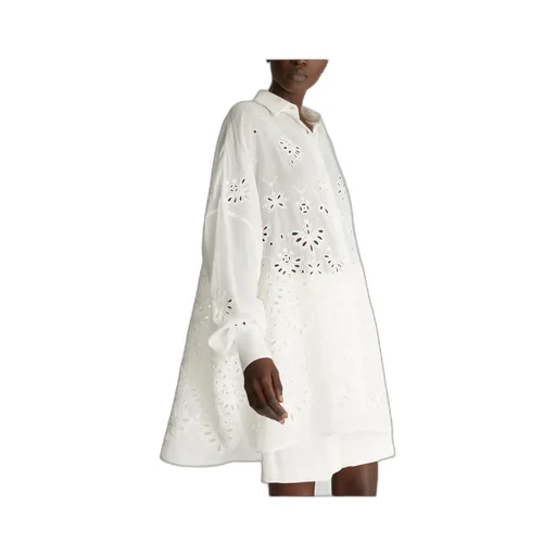 Broderie Anglaise Buttoned Shirt