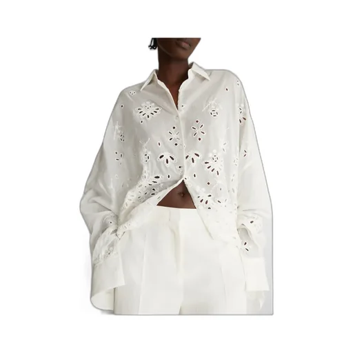 Broderie Anglaise Buttoned Shirt