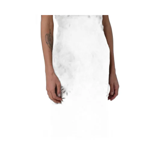 Embroidered Cut-Out Detailed Midi Skirt
