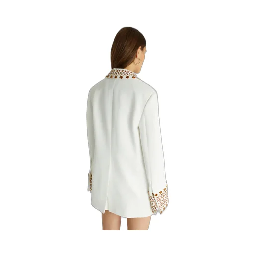 Single Breasted Embroidered Jacket