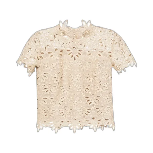 Embroidered Cut-Out Blouse