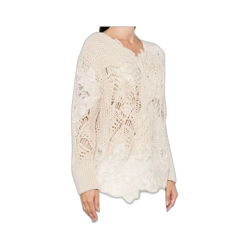 Lace-Detail Sweater