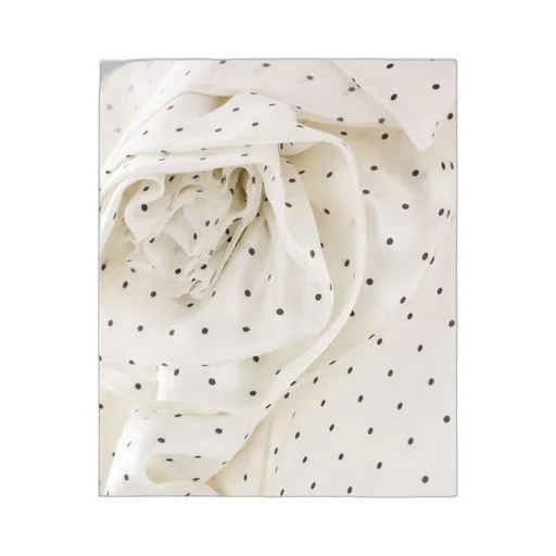 Polka Dot Printed Long-Sleeved Shirt