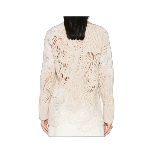 Lace-Detail Sweater