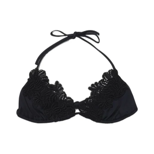 Macramé-Detailing Bikini Top