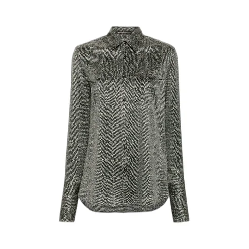 Patterned Long Sleeve Top