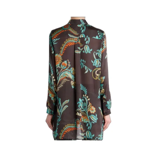 Daffodil-Motif Long Shirt