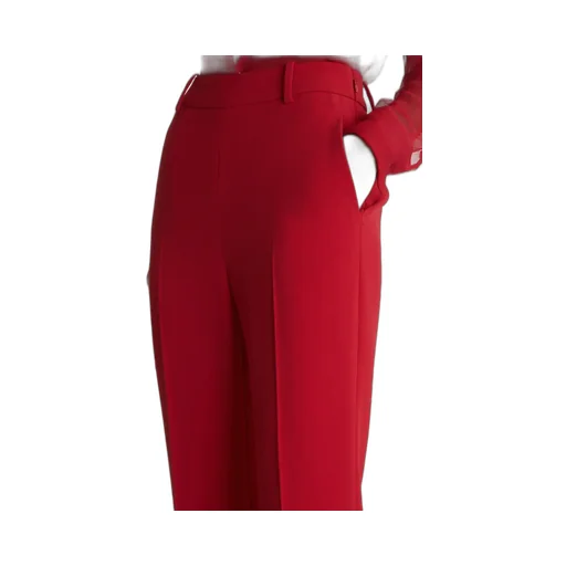 High Waist Flared Trousers