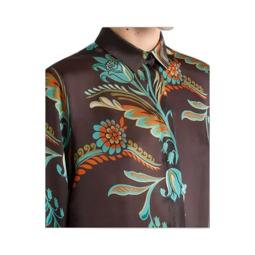 Daffodil-Motif Long Shirt