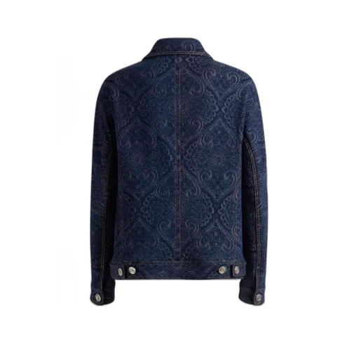 Denim Jacquard Jacket
