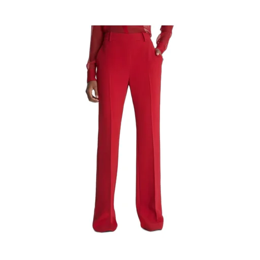 High Waist Flared Trousers