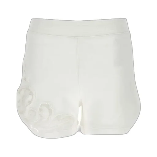 High-Waist Elasticated Waistband Laced Shorts
