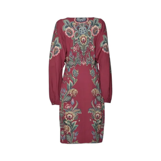 V-Neck Floral Printed Dress