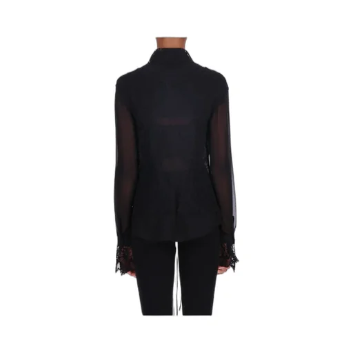 Ruffle Detailed Tie-Up Shirt