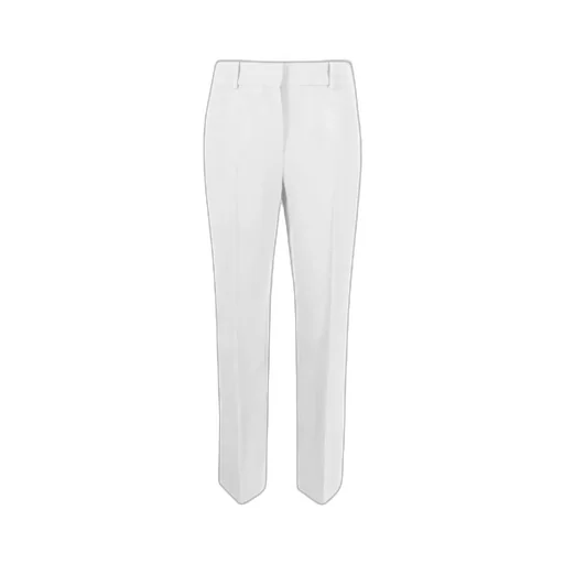 Straight-Leg Mid-Rise Trousers