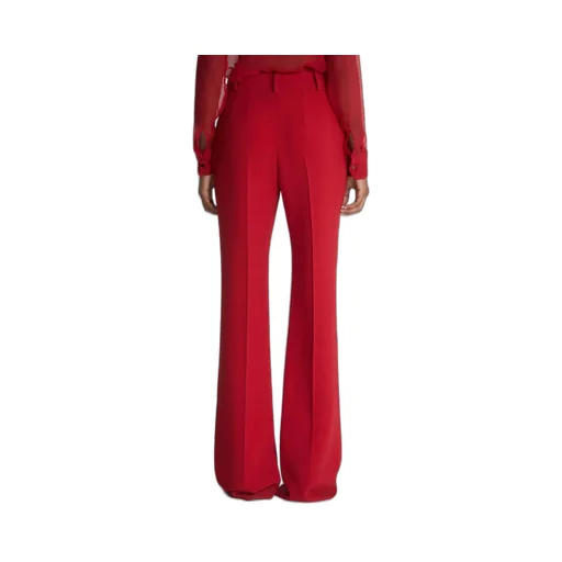 High Waist Flared Trousers