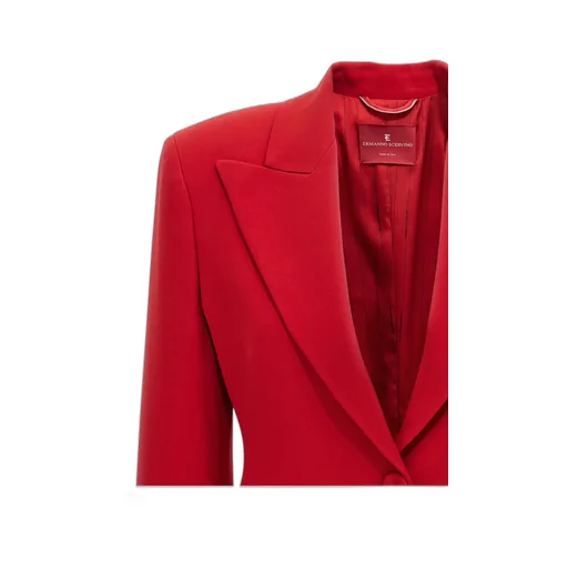 Single-Breasted Cady Sculpture Jacket