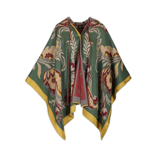 Paisley Motif Cape
